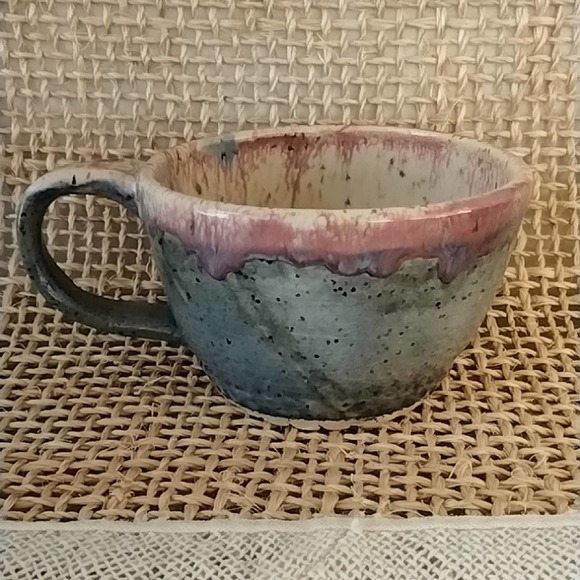 Handcrafted Pottery Mug Unique - Picture 8 of 10